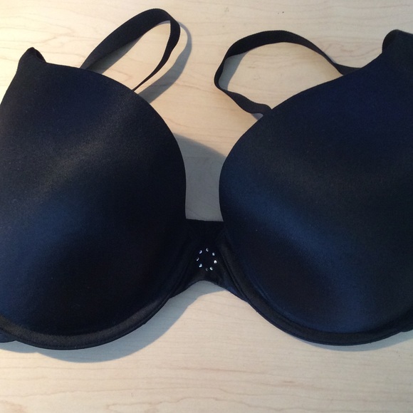 Maidenform Lift Satin Demi Bra 36D Black