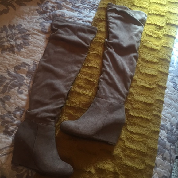 Over the knee boots.