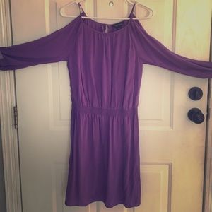 Purple White House Black Market dress
