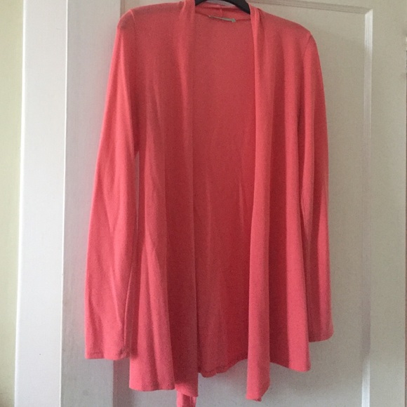 Open front tunic sweater