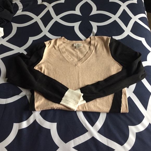 Tri-Color Sweater