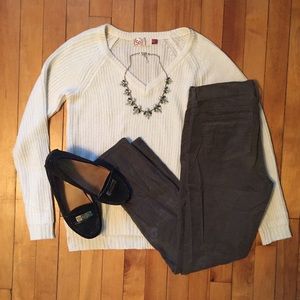 J Crew Corduroy Olive Skinny Pants