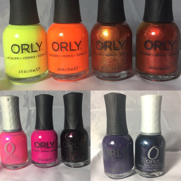 9 Orly Nail Polishes