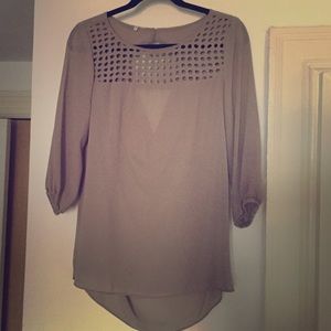 Maurices 3/4 sleeve top with back detail