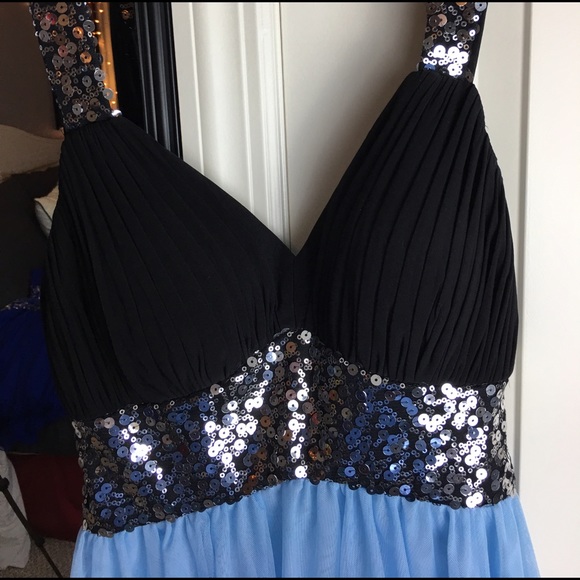 Light Blue Semi Formal Dress - Picture 3 of 3