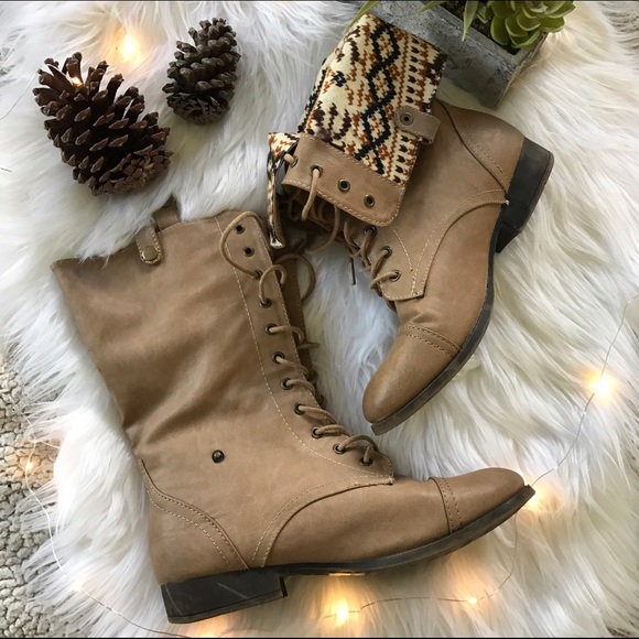 🚫sold🚫Taupe Transform Boots