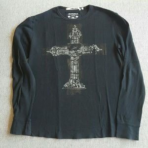 Guess Jeans Black Thermal Shirt