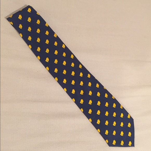 Baby chick blue and yellow tie - Picture 1 of 3