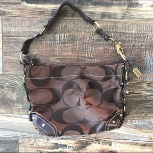 Coach brown handbag