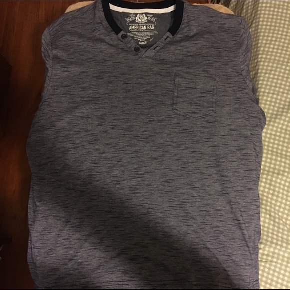 Casual T-Shirt Quarter Button Up