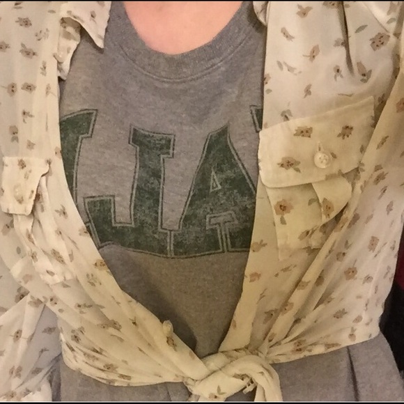 White floral sheer bolero