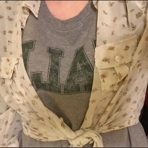 White floral sheer bolero