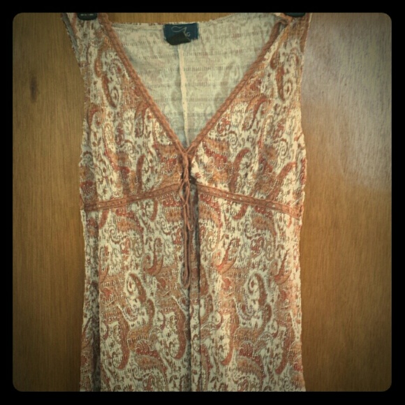 RAG Sleevless Patterned Summer Dress