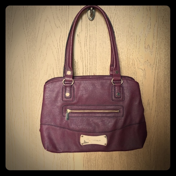Dana Buchman Wine colored Satchel