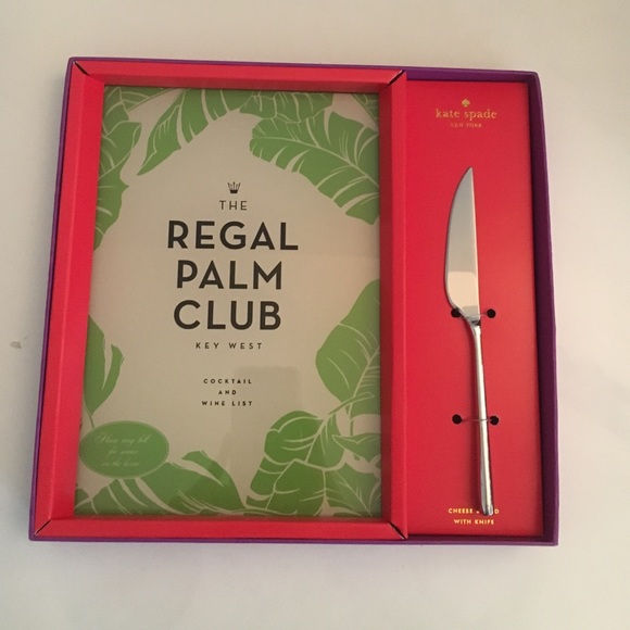 Kate Spade Cheese Board with Knife