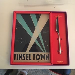 Kate Spade Cheese Board with Knife