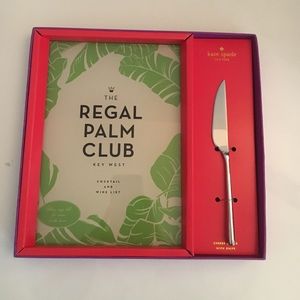 Kate Spade Cheese Board with Knife