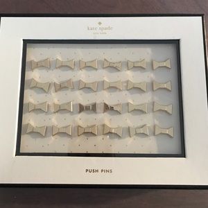 New Real Kate Spade Bow Push Pins