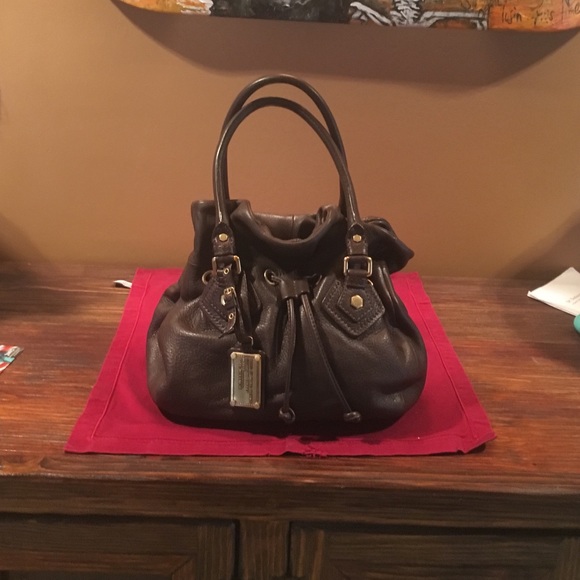 Marc jacobs brown leather bag