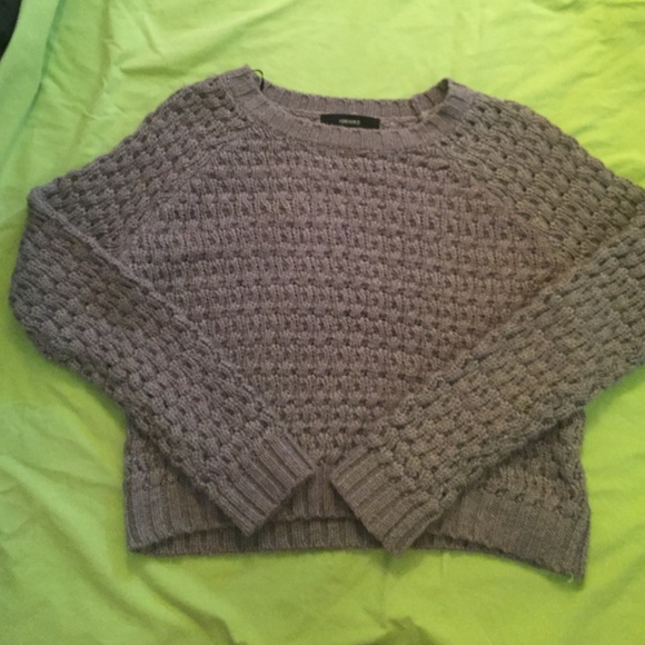 grey sweater