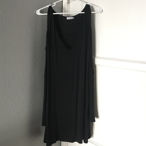 Tobi low cut black dress