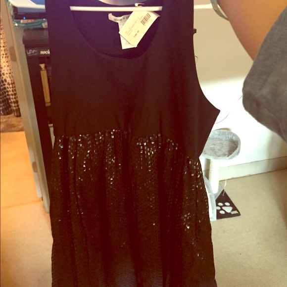 Alice + Olivia brand new black sequined dress - Picture 1 of 1