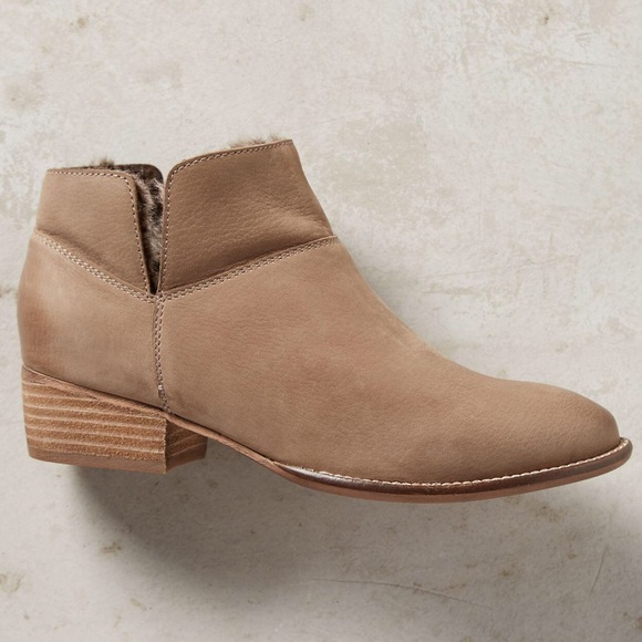 Anthropologie Seychelles Fur Lined Snare Booties - Picture 4 of 8