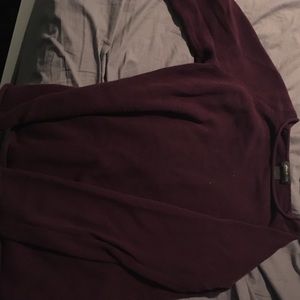 Eddie Bauer burgundy Sweater!