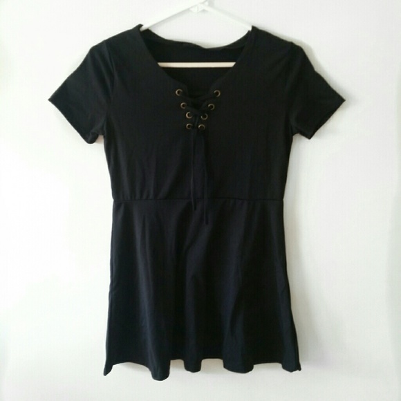 Black Criss Cross Dress