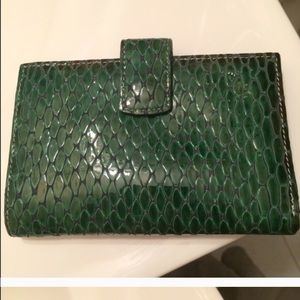 Green Rusk leather wallet