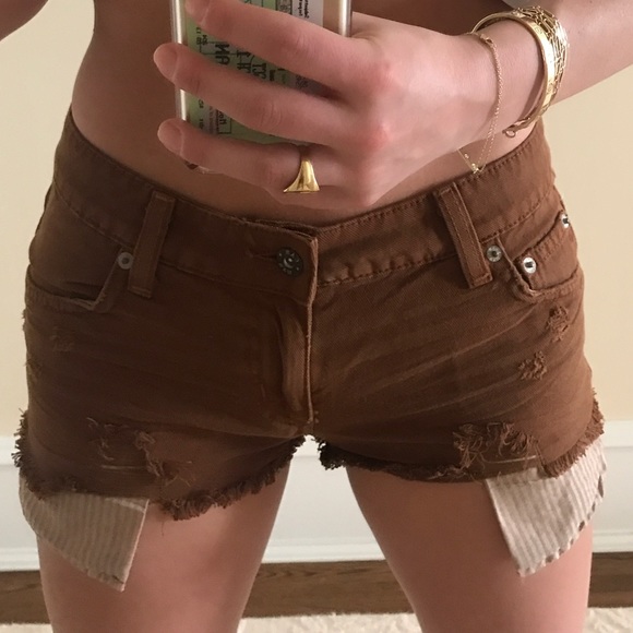 LF shorts brown size 26-27