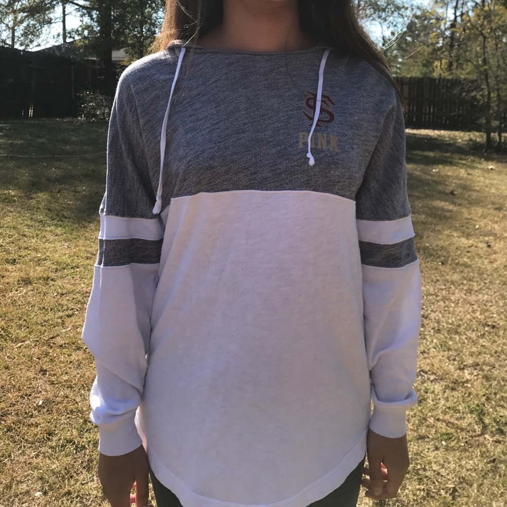 Victoria's Secret FSU hooded spirit jersey