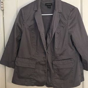 Lane Bryant 3/4 Sleeve Blazer