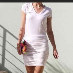 Athleta cotton midi dress