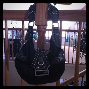 Rhinestone guess purse