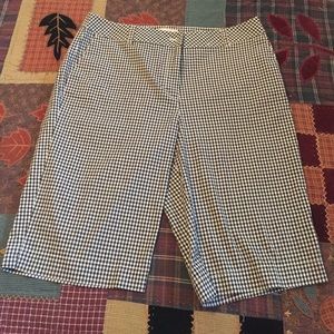 Cute Check Pattern Shorts NWOT