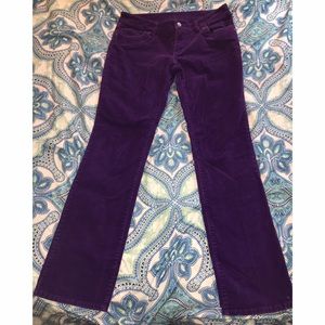 Women's size 11/12L Delia's Morgan Corduroy-Purple