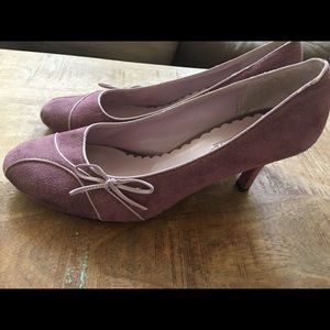 Pink Bow Top 2" Heels