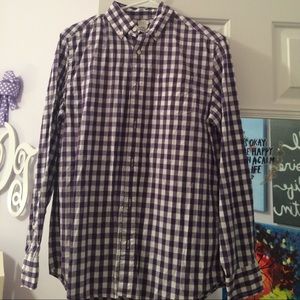 J. Crew Purple Button Down NWT
