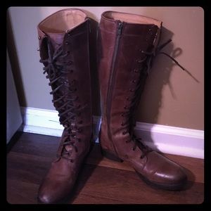 Frye Melissa Tall lace up boots