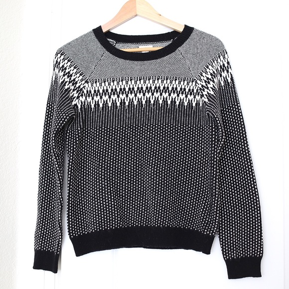 JCrew Intarsia Sweater size S