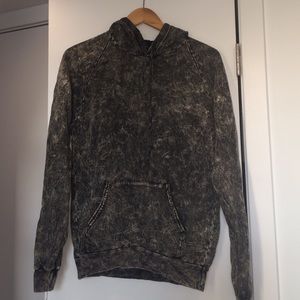 American Apparel acid wash hooded sweatshirt