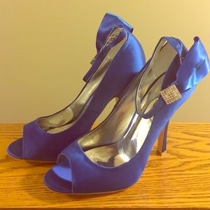 Audrey Brooke Peep Toe Pumps