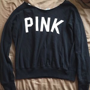Victoria's Secret Pink Off the shoulder sweatshirt
