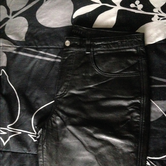 Authentic leather pants by Guess