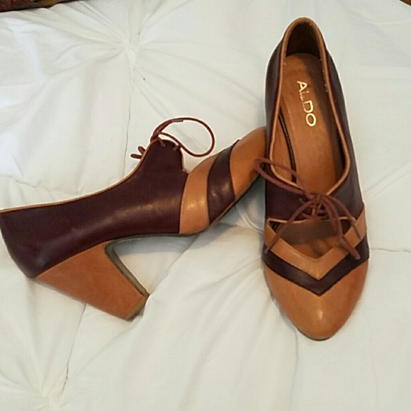 Aldo Lace Up Heels