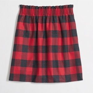 JCrew buffalo check city mini size 4