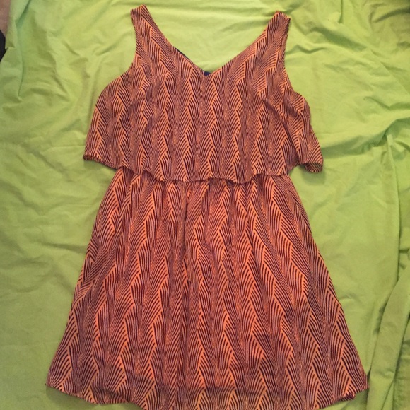 tiered flowy dress