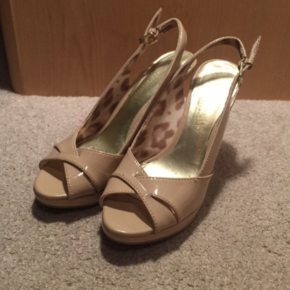 Nude Slingback Heels