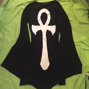 ankh symbol skater dress